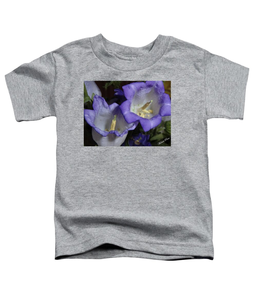 Blue Toddler T-Shirt featuring the photograph Blue Persuasion by Michele Penn