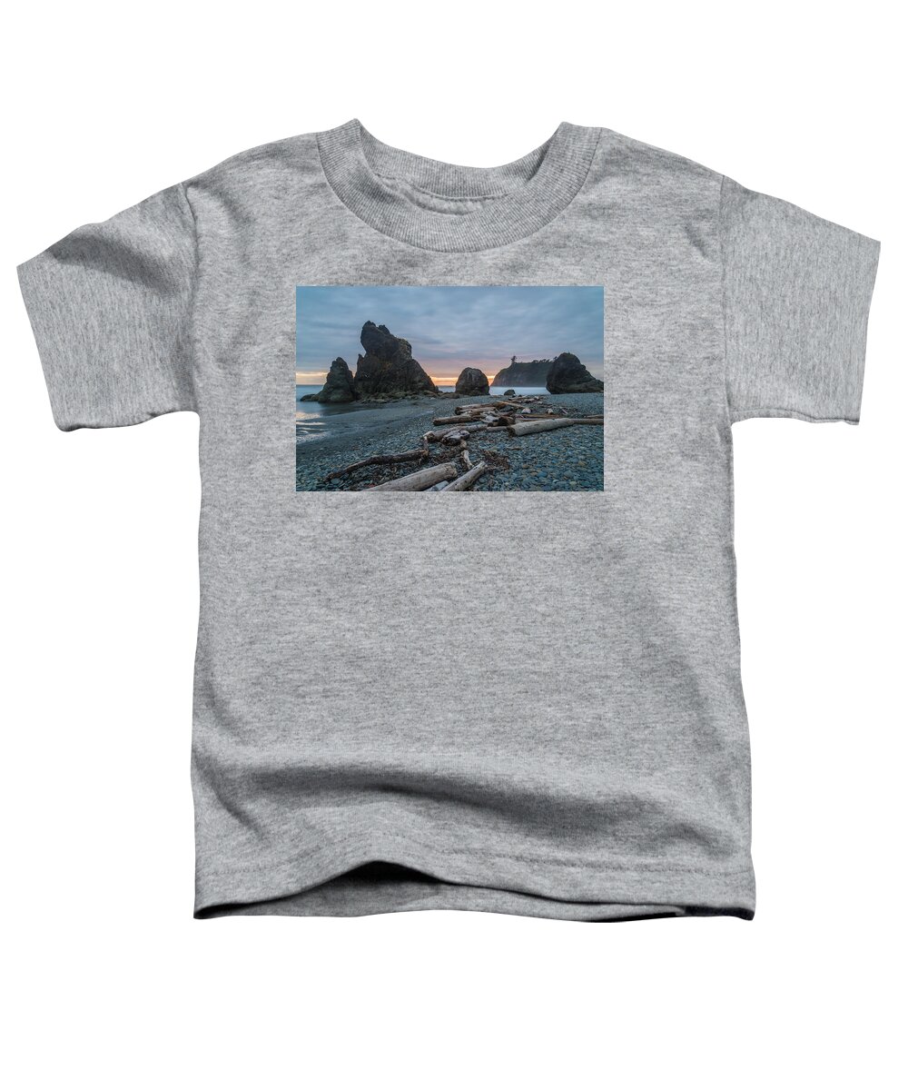 Olympic National Park Toddler T-Shirt featuring the photograph Bone Yard by Kristopher Schoenleber