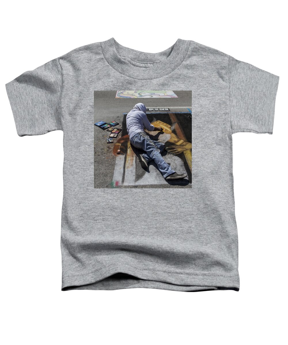 Festival Toddler T-Shirt featuring the photograph Builder by Debra and Dave Vanderlaan