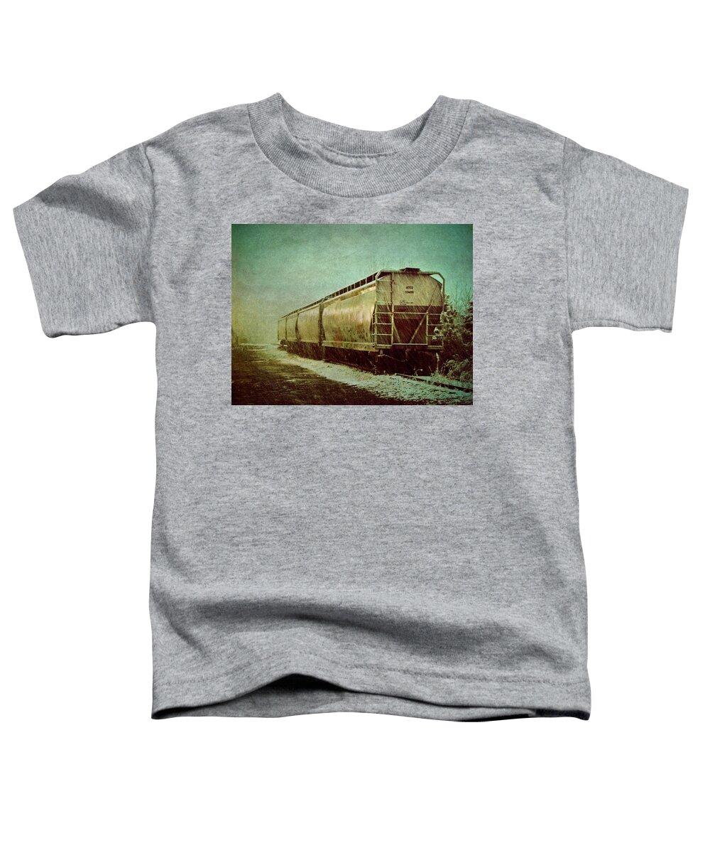 Train Toddler T-Shirt featuring the photograph By the Tracks by Jessica Brawley