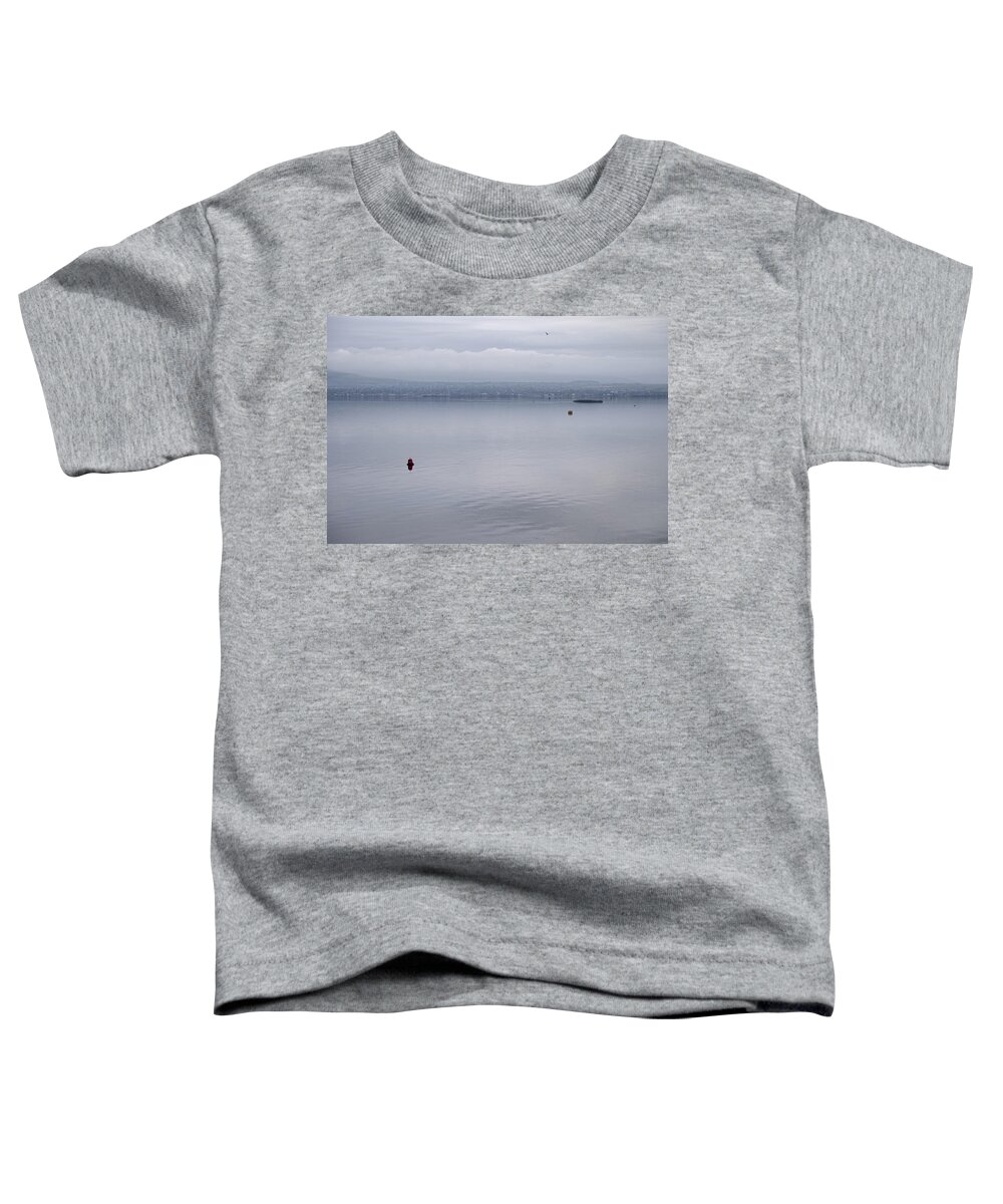 Harbor Toddler T-Shirt featuring the photograph Calm Water by Lucinda Walter