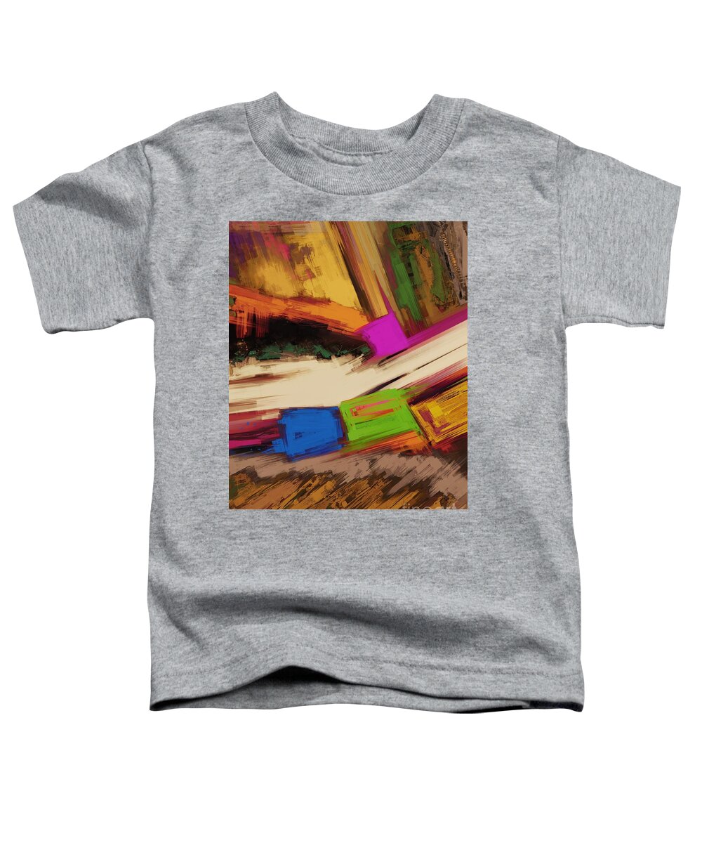 Canyon Toddler T-Shirt featuring the digital art Canyon by Keith Mills