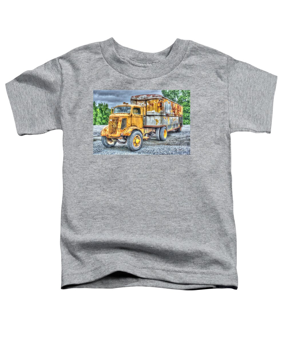 Antique Toddler T-Shirt featuring the digital art Carrier by Dan Stone
