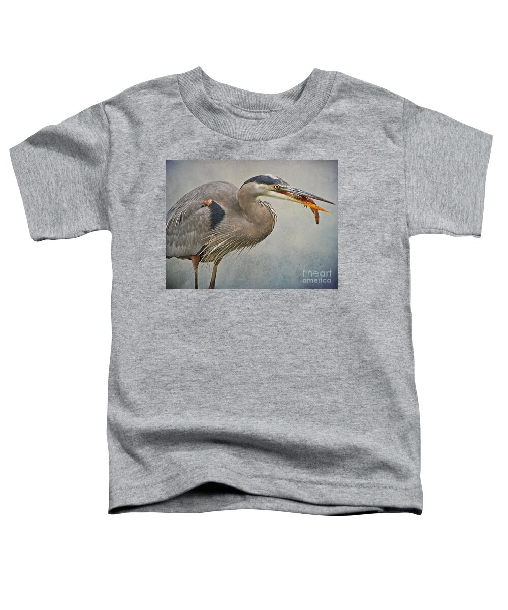 Toddler T-Shirt featuring the photograph Catch of the day by Heather King