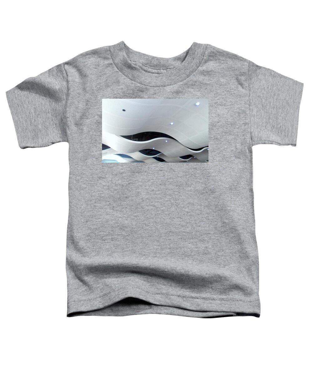 Architecture Toddler T-Shirt featuring the photograph Ceiling Ripples by Pamela Hyde Wilson