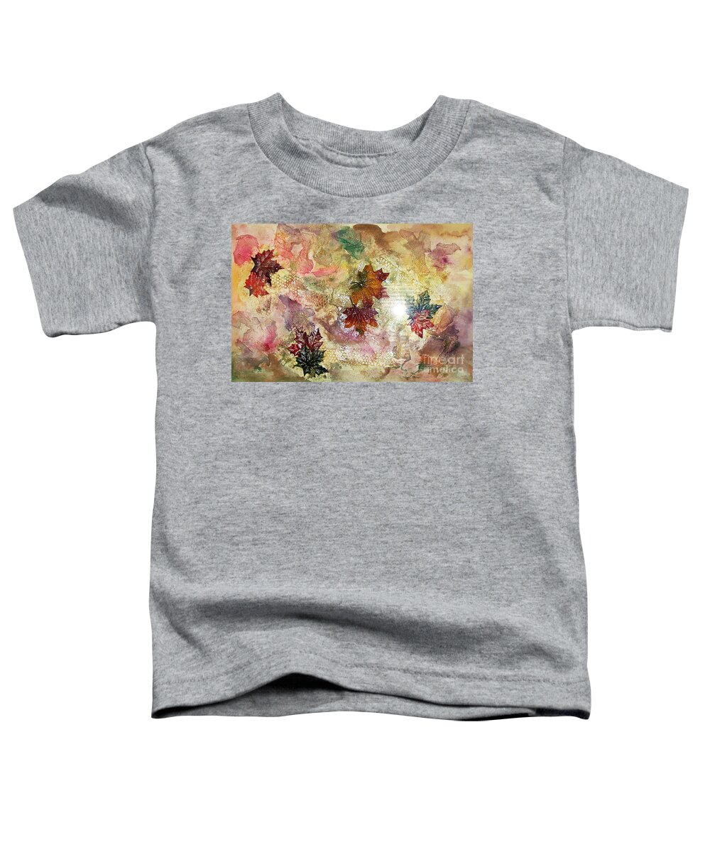 Water Color Abstract Toddler T-Shirt featuring the mixed media Change In You II by Yael VanGruber