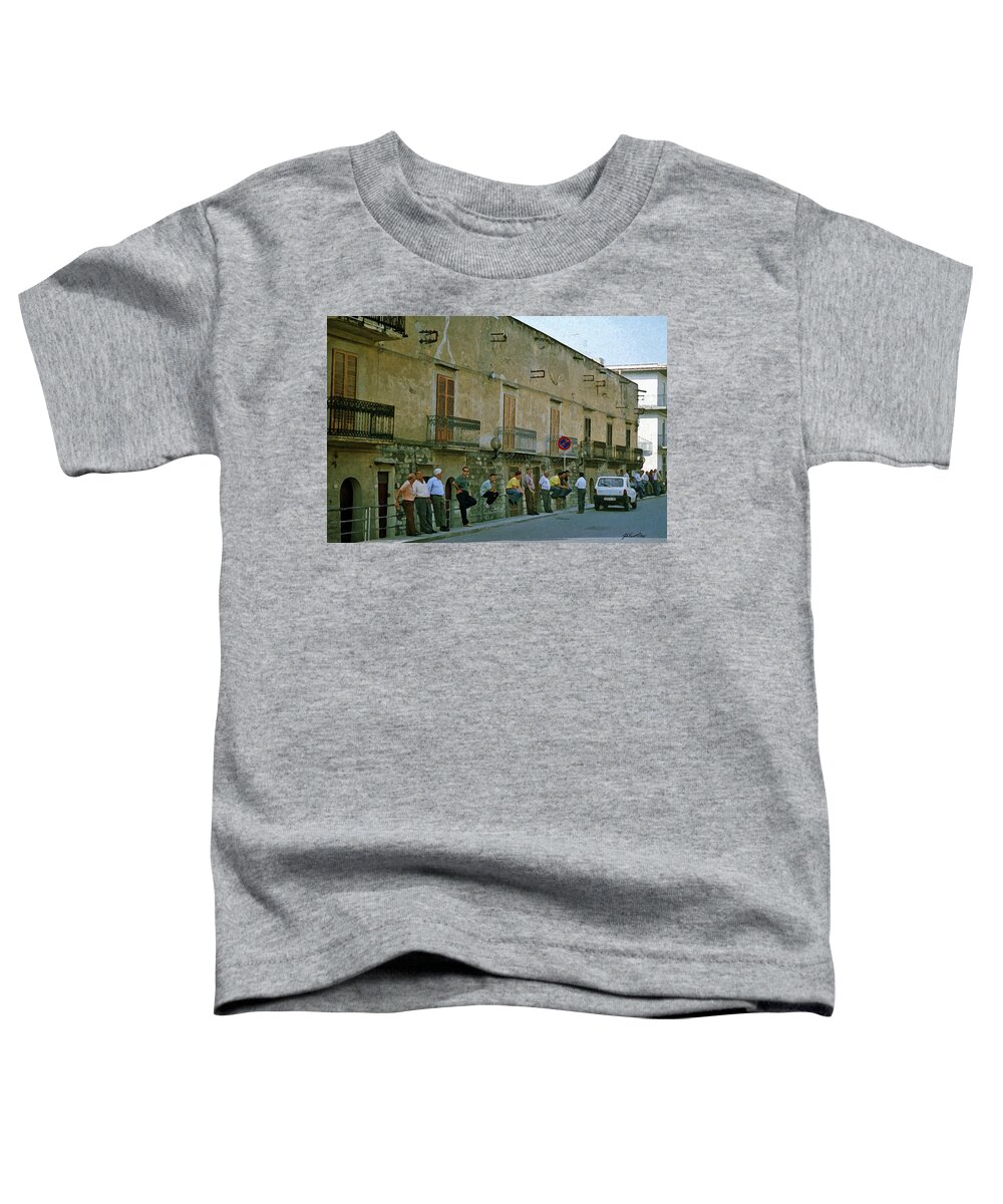 Cherda Toddler T-Shirt featuring the digital art Cherda Street by John Vincent Palozzi