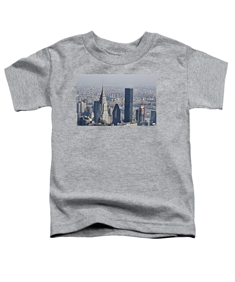 Chrysler Building Toddler T-Shirt featuring the photograph Chrysler Building New York by Steve Purnell