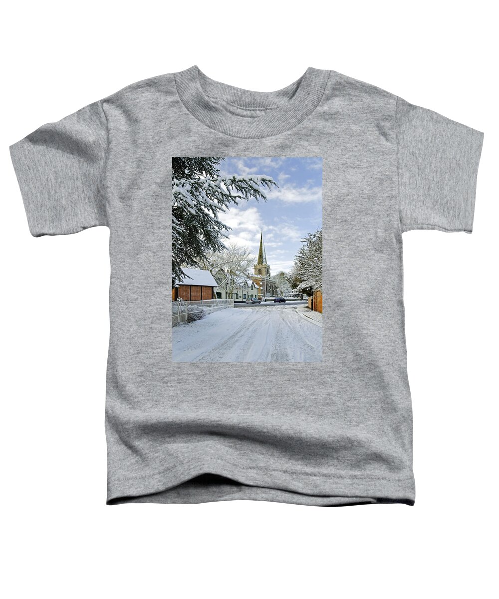 Staffordshire Toddler T-Shirt featuring the photograph Church Road - Rolleston on Dove by Rod Johnson