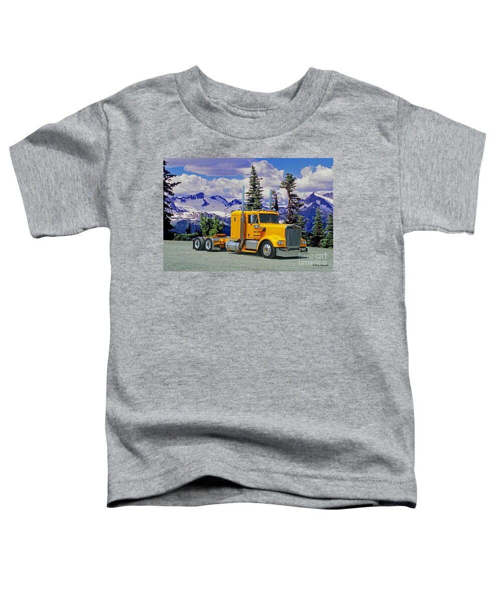 Trucks Toddler T-Shirt featuring the photograph Classic Kenworth by Randy Harris