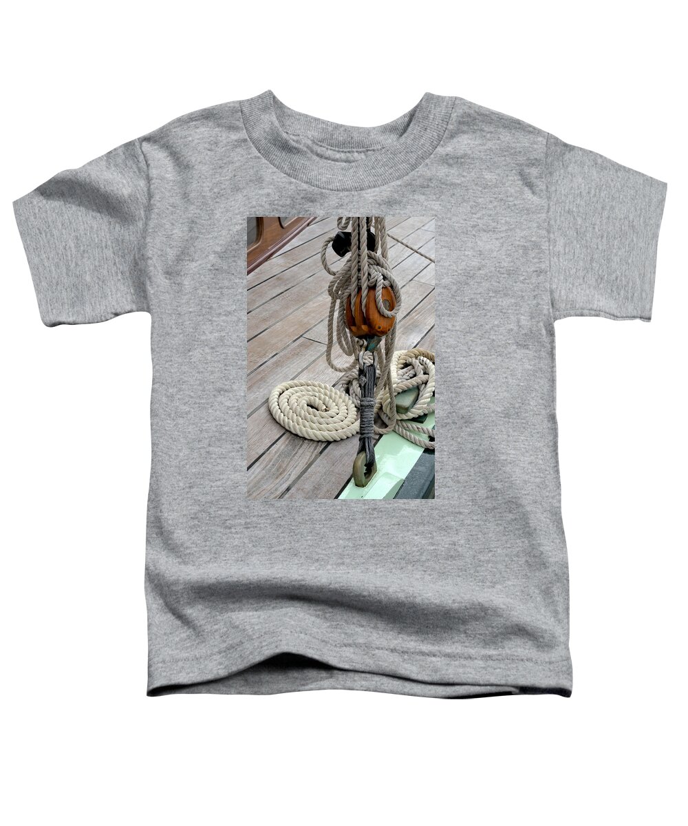Ropes Toddler T-Shirt featuring the photograph Colour Palette by Anthony Davey