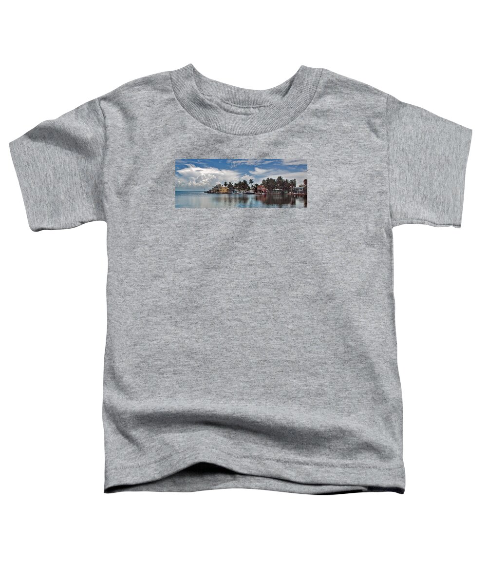 Island Toddler T-Shirt featuring the photograph Conch Key Island Skyline by Ginger Wakem