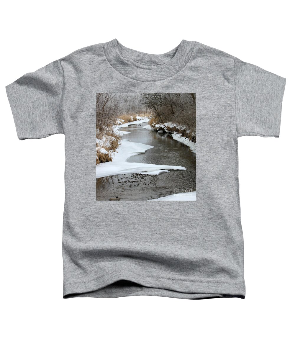  Toddler T-Shirt featuring the photograph Creek by Debbie Hart