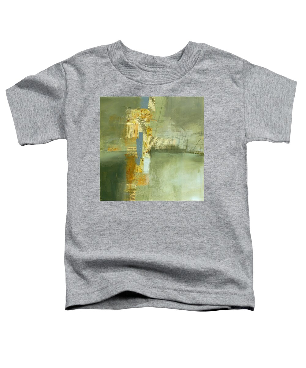 Collage Toddler T-Shirt featuring the painting Cruciform Study Neutral by Jane Davies
