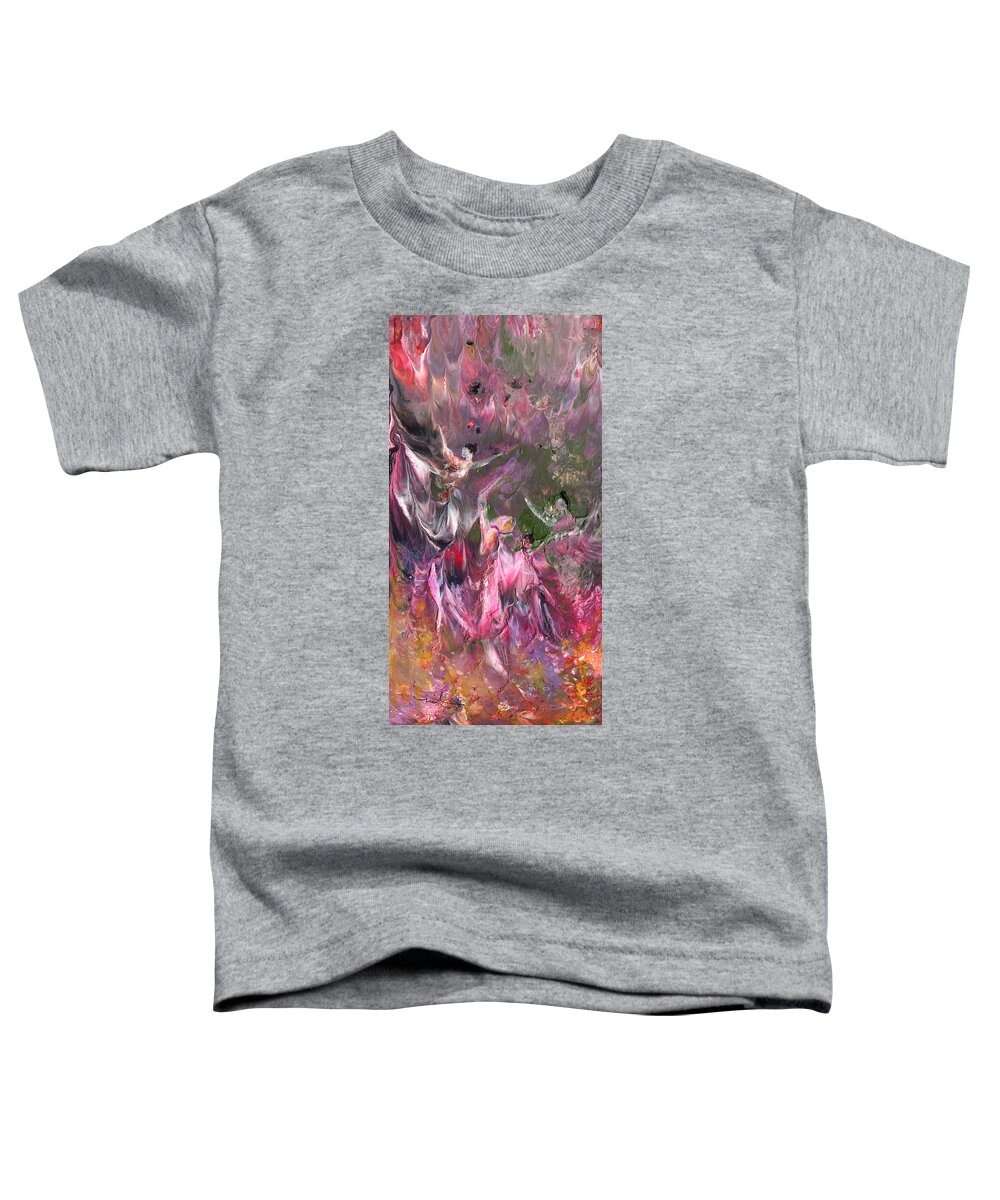 Fantasy Toddler T-Shirt featuring the painting Dance Of The Virgins by Miki De Goodaboom