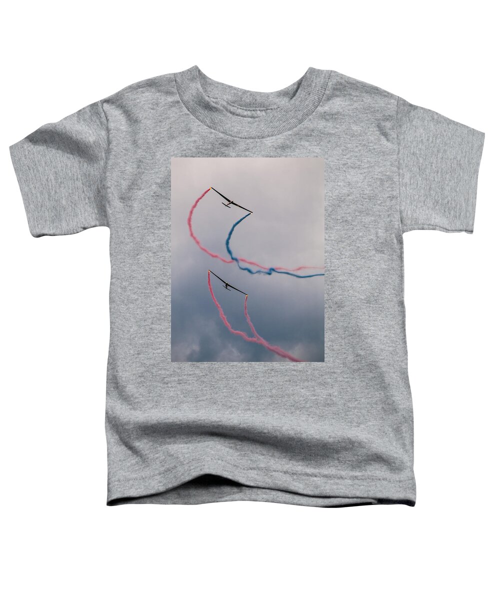 Glider Toddler T-Shirt featuring the photograph Dancing in the air by Davorin Mance
