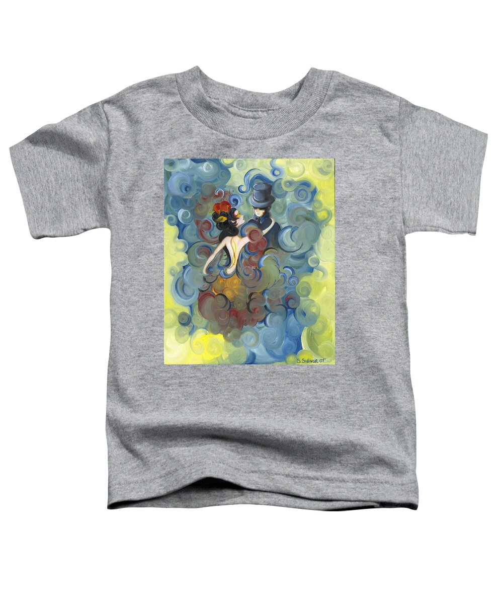 Couple Toddler T-Shirt featuring the painting Dream by Stephanie Broker