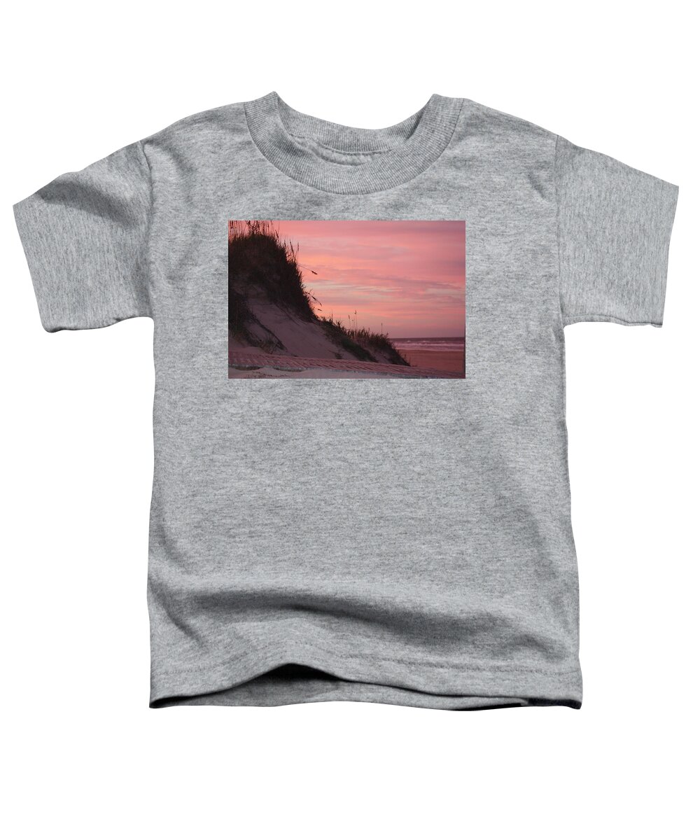 Sunset Toddler T-Shirt featuring the photograph Dune Sunset by Kim Galluzzo