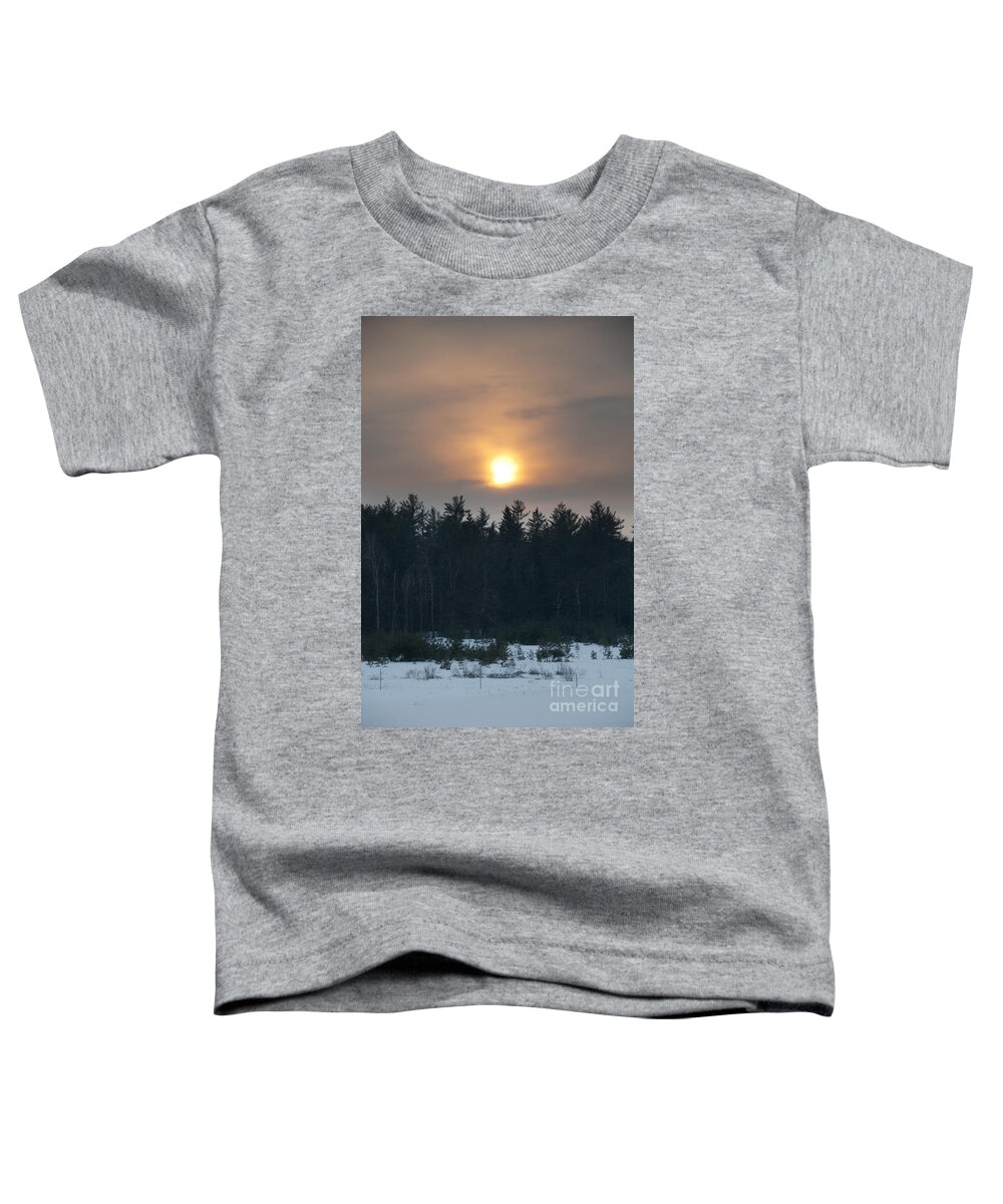 Sunsets Toddler T-Shirt featuring the photograph Dusky Sunset by Cheryl Baxter