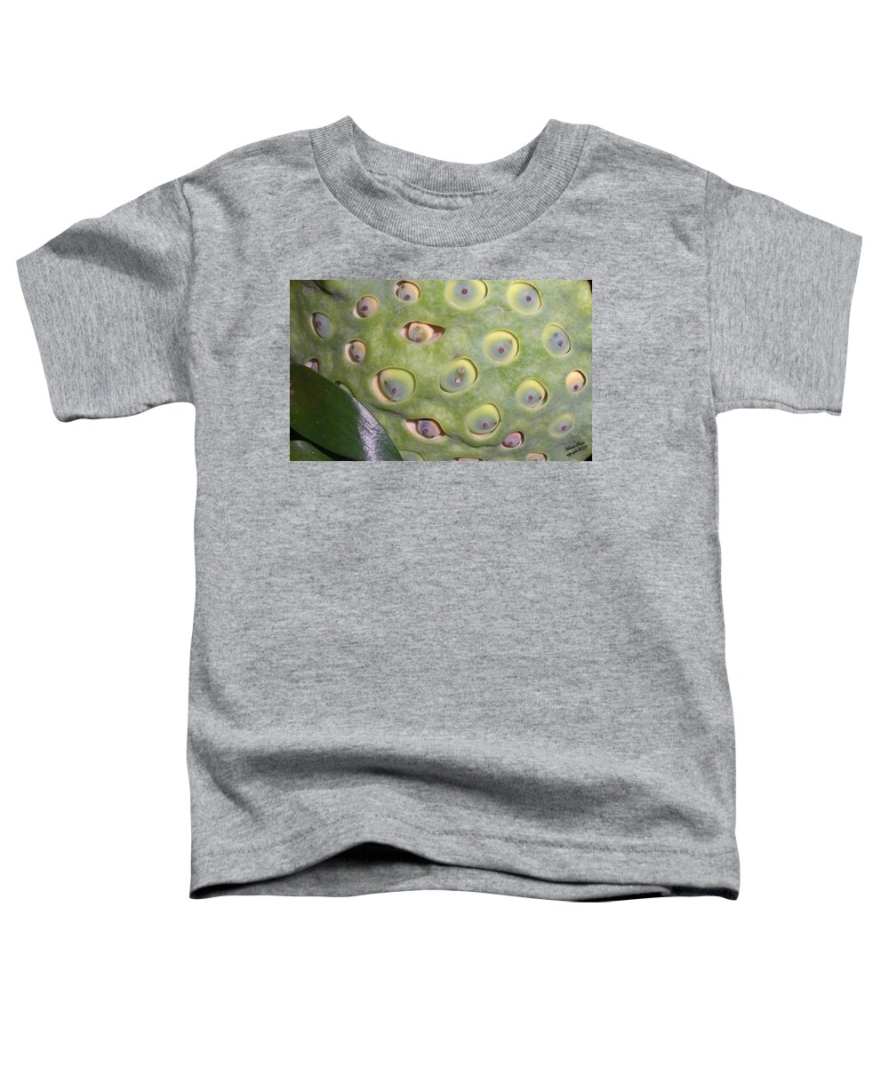 Flower Photograph Toddler T-Shirt featuring the photograph Eye See You 2 by Michele Penn