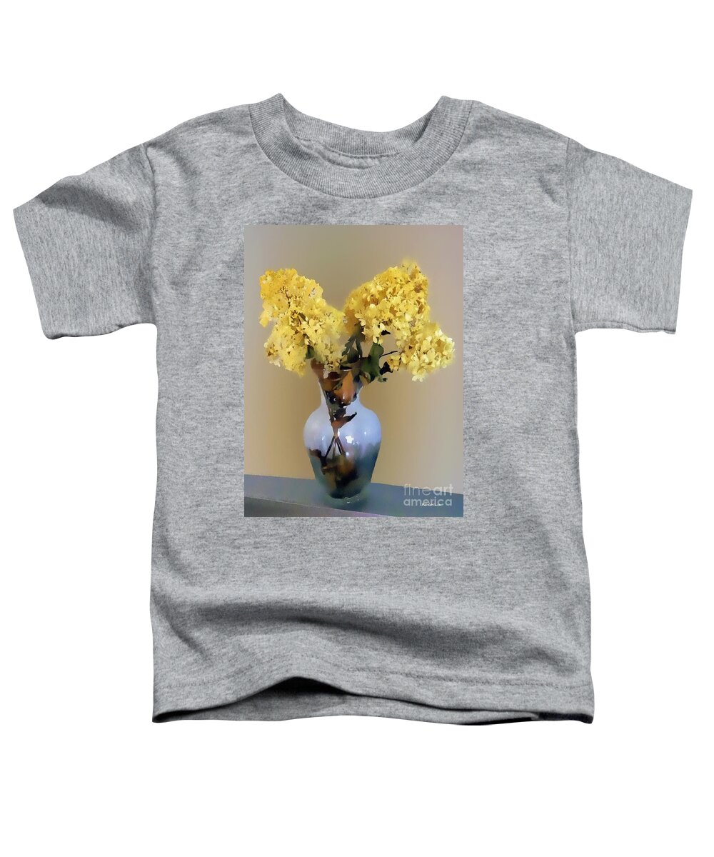 Beauty Toddler T-Shirt featuring the painting Fading to Gold by RC DeWinter