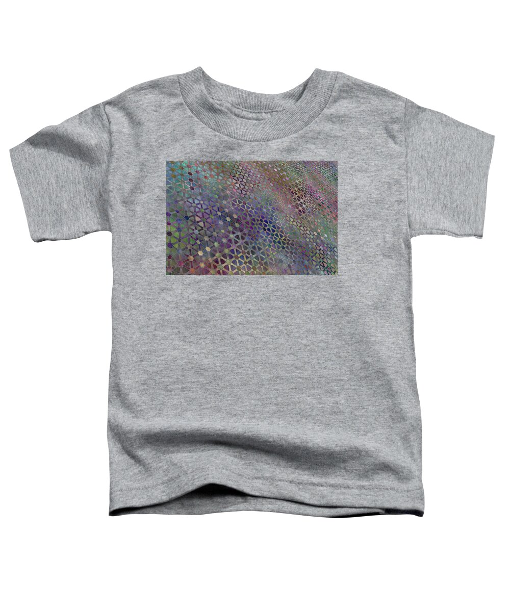Favorite Old Quilt Toddler T-Shirt featuring the digital art Favorite Old Quilt 3 by Judi Suni Hall