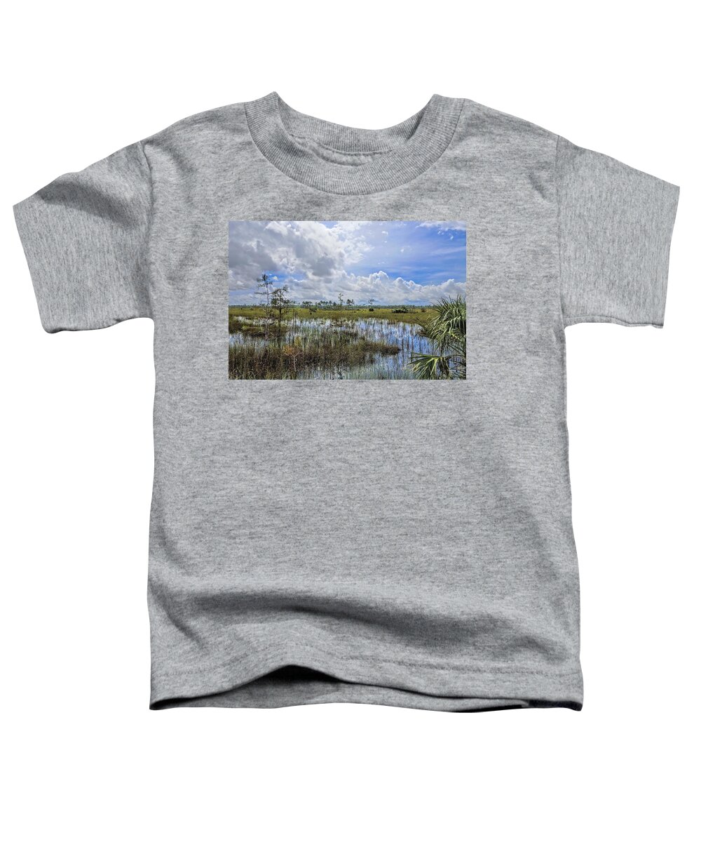 Everglades Toddler T-Shirt featuring the photograph Florida Everglades 0173 by Rudy Umans