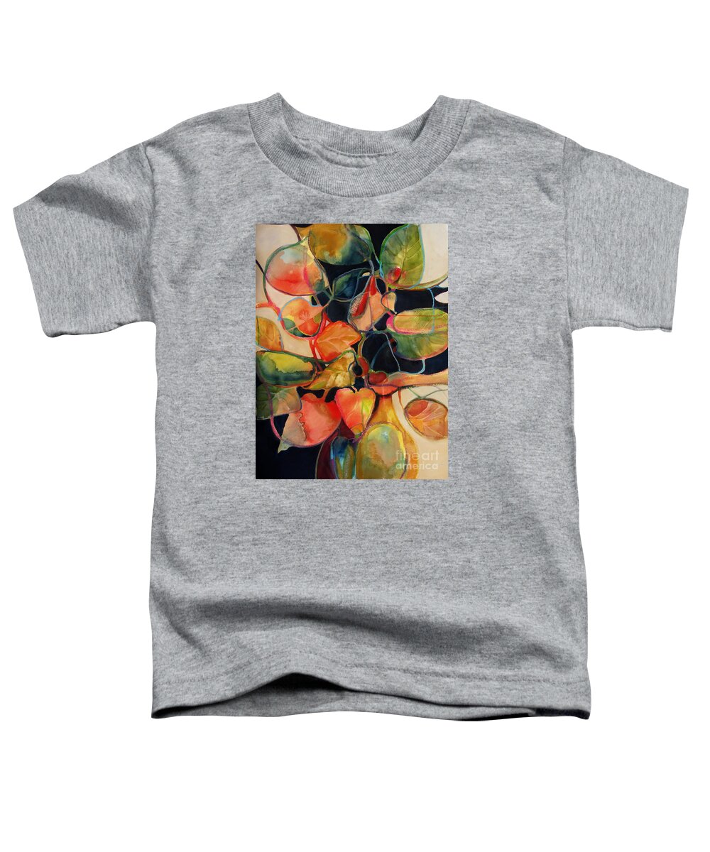 Flowers Toddler T-Shirt featuring the painting Flower Vase No. 5 by Michelle Abrams