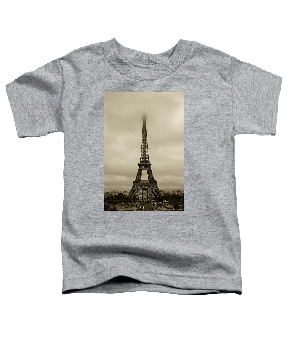 Ancient Toddler T-Shirt featuring the photograph Foggy morning by Mircea Costina Photography