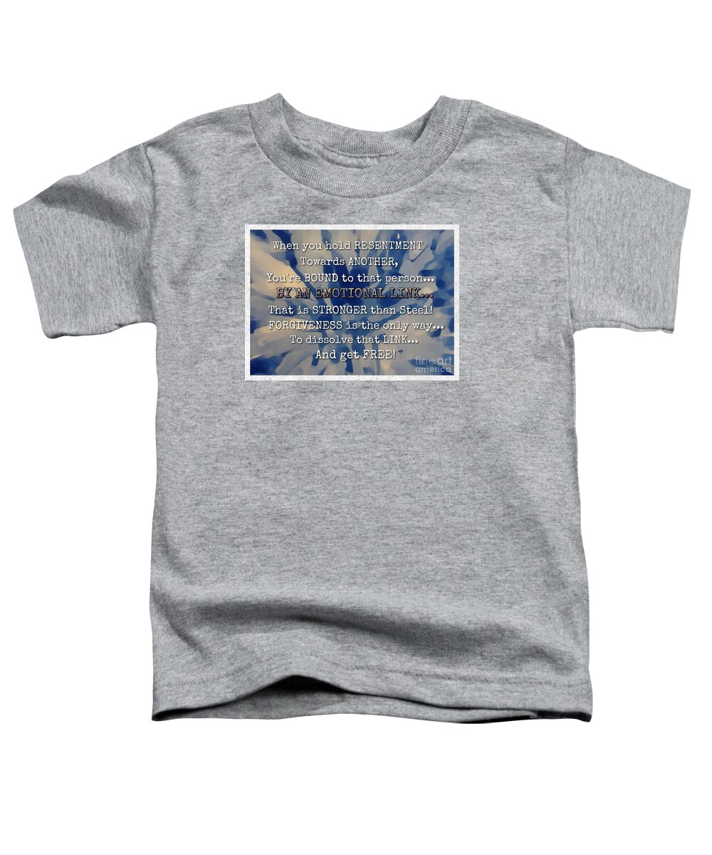 Watercolour Toddler T-Shirt featuring the painting Forgiveness by Joan-Violet Stretch