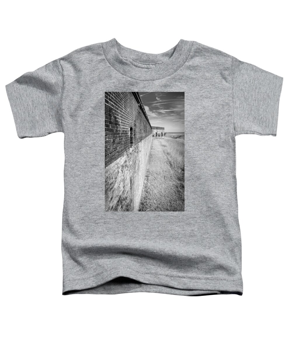 2015 Toddler T-Shirt featuring the photograph Fort Clinch II by Wade Brooks