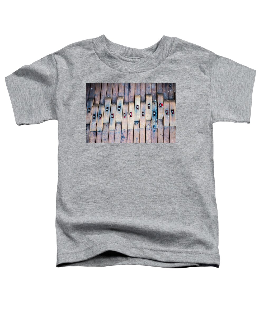 Piano Toddler T-Shirt featuring the photograph Fulcrum 2 by David Downs
