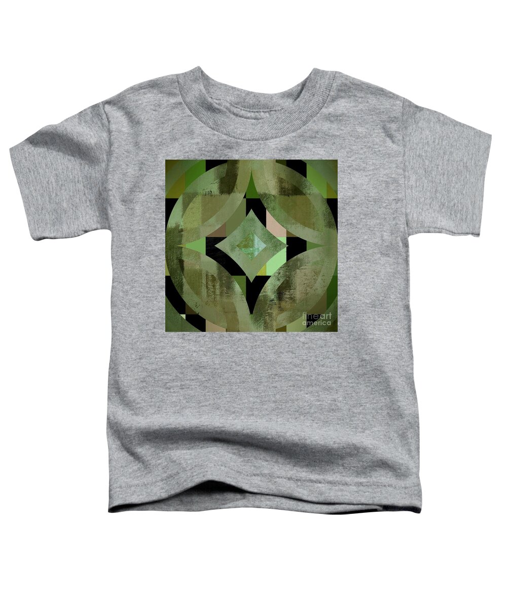Geometry Toddler T-Shirt featuring the digital art Geomix 12 - 01gbl3j4994100 by Variance Collections
