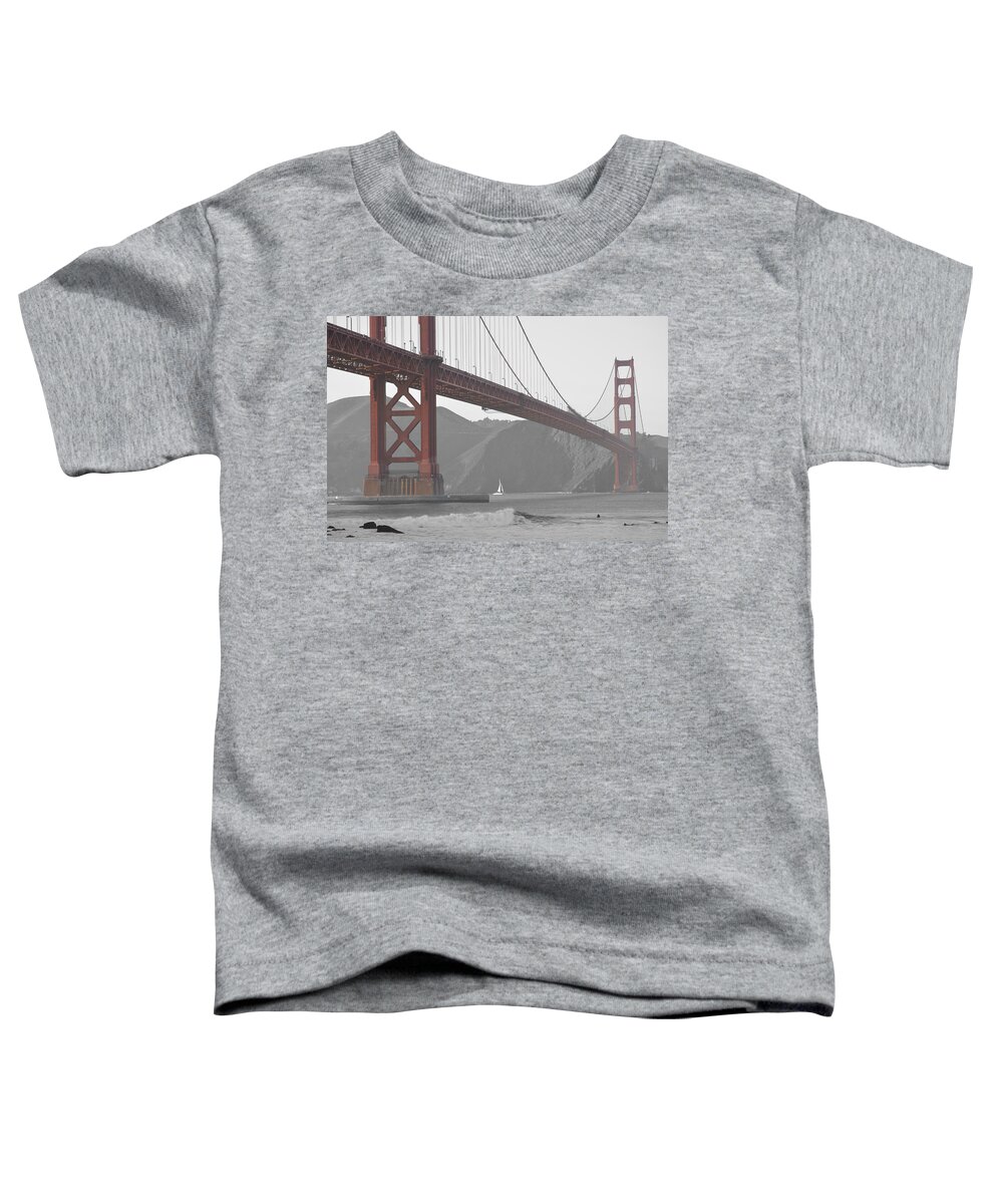 Golden Gate Bridge Toddler T-Shirt featuring the photograph Golden Gate by Spencer Hughes