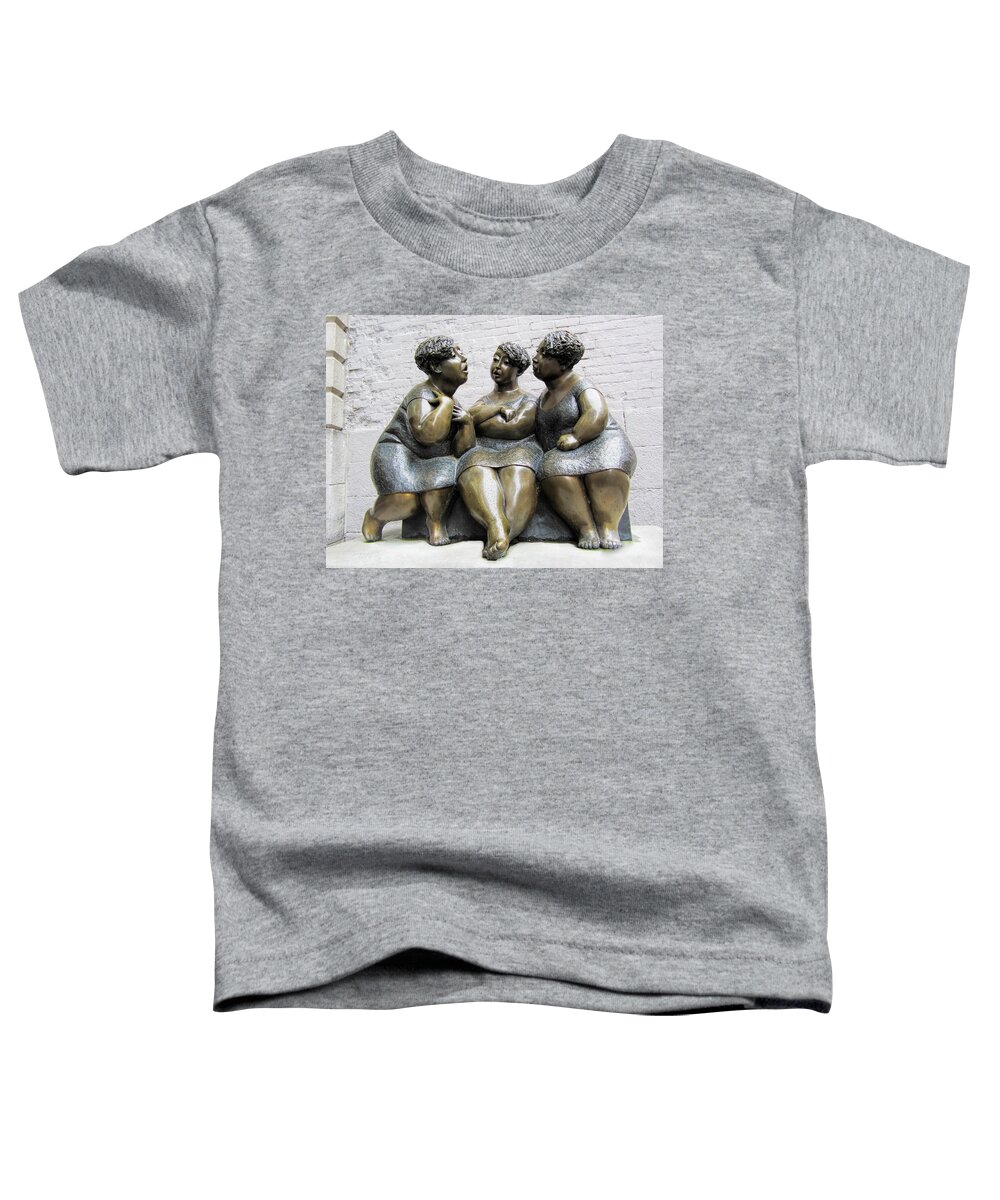 Gossipers Toddler T-Shirt featuring the photograph The Gossipers - Les chuchoteuses by Carlos Diaz