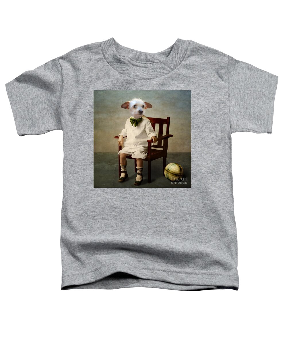 Dog Toddler T-Shirt featuring the photograph Henri by Martine Roch