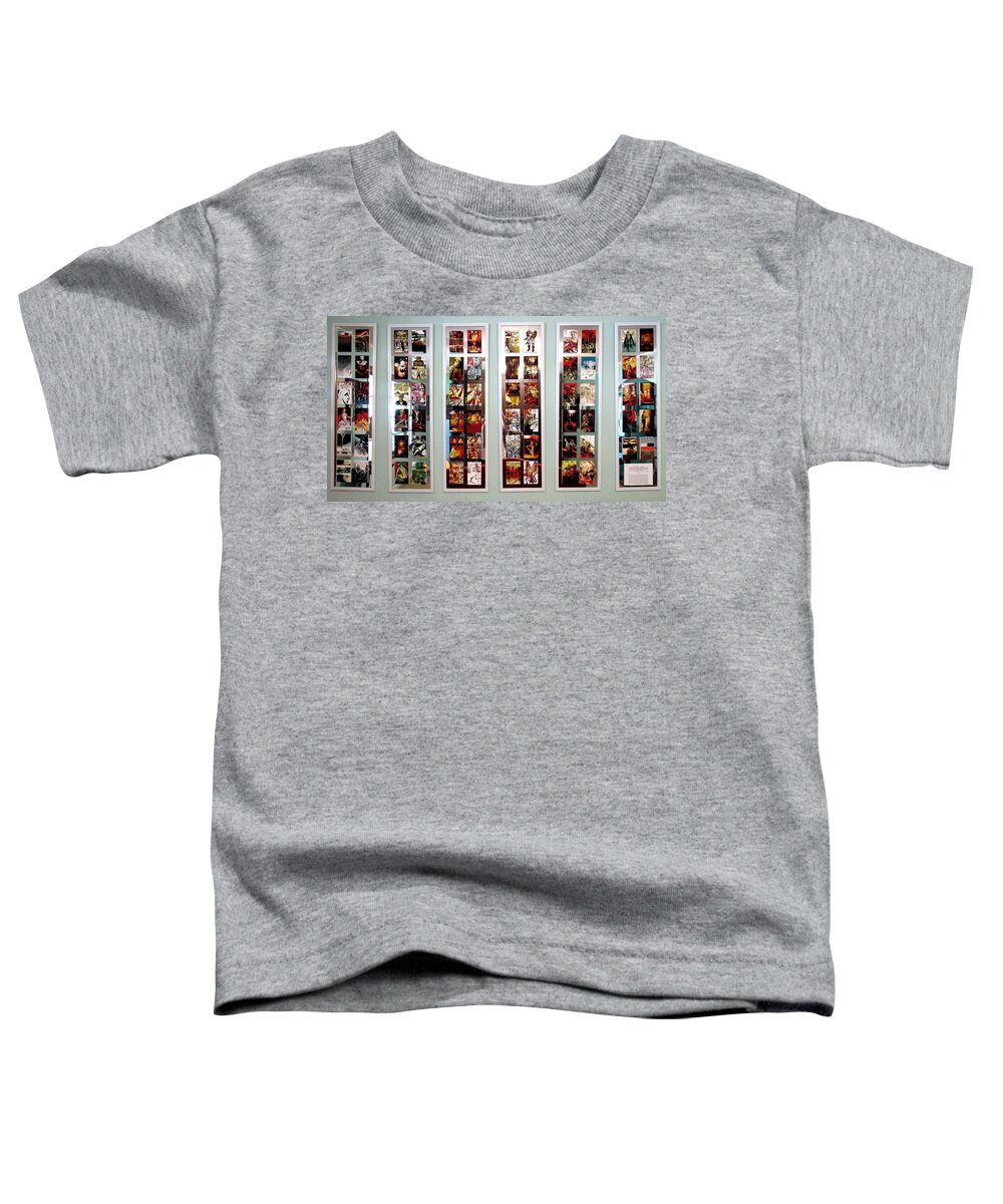 Mirrors Toddler T-Shirt featuring the relief Ideals by John Gholson