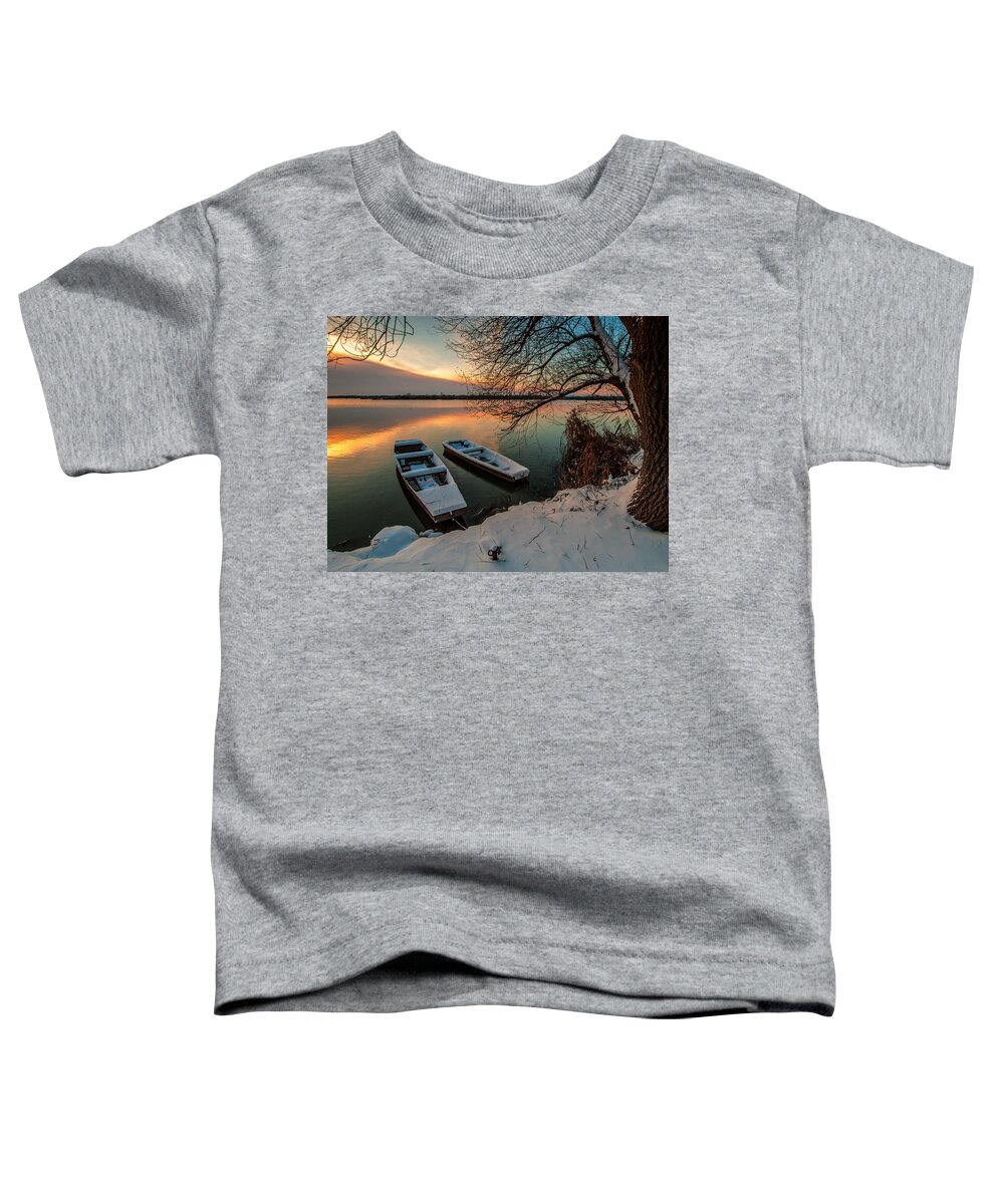 Landscapes Toddler T-Shirt featuring the photograph In safe harbor by Davorin Mance