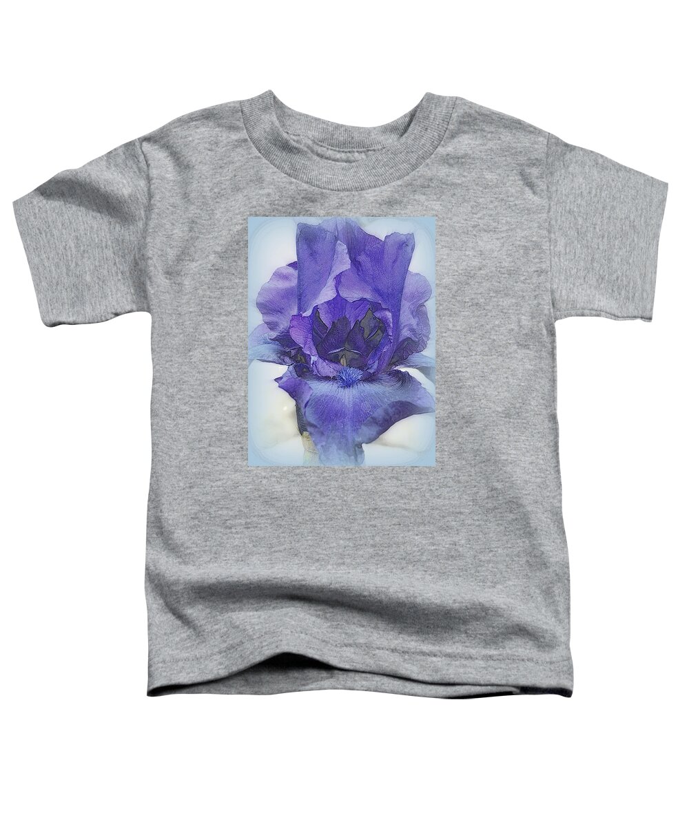 Flower Toddler T-Shirt featuring the photograph Iris Beauty by Kay Novy