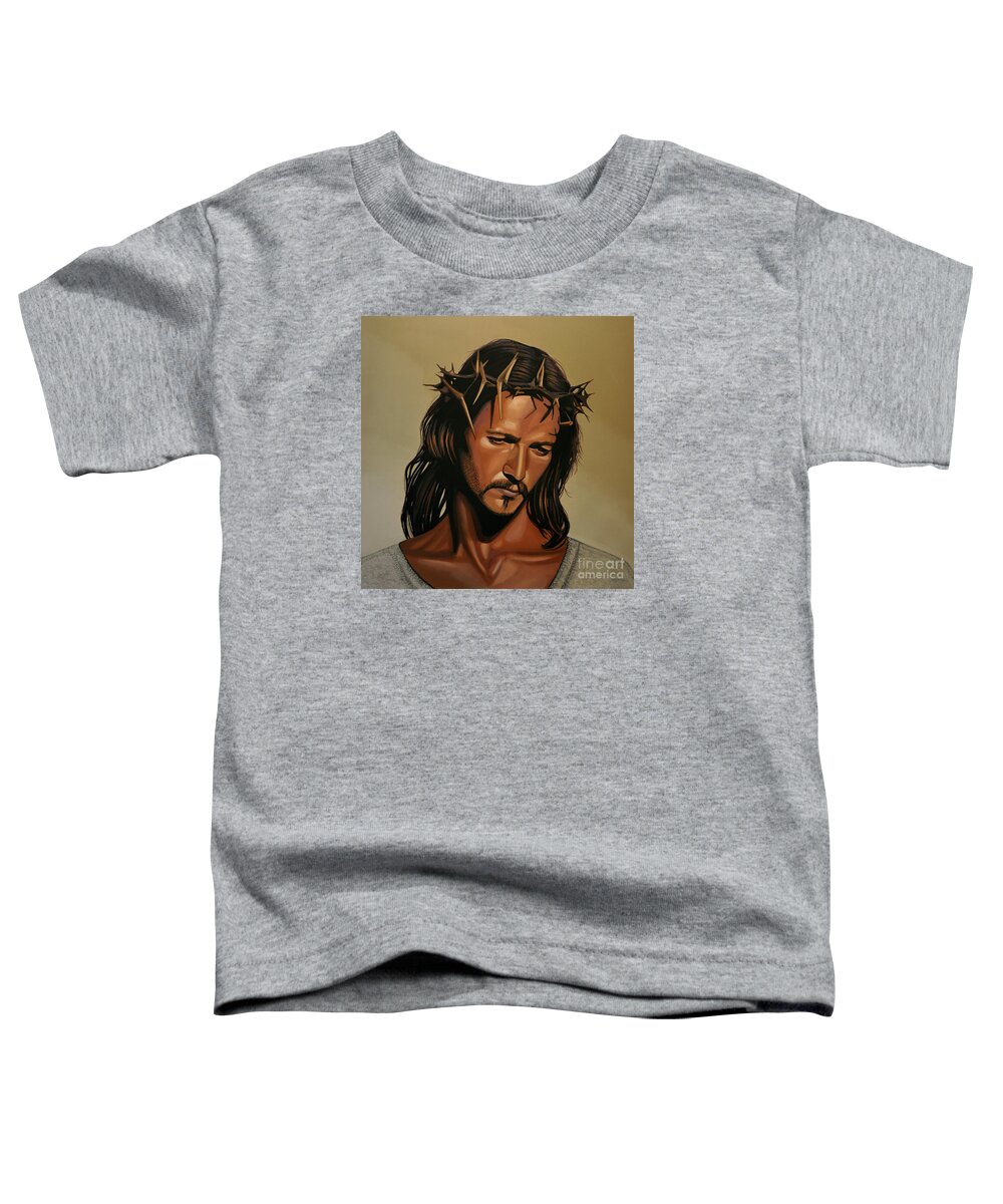 Jesus Christ Toddler T-Shirt featuring the painting Jesus Christ Superstar by Paul Meijering