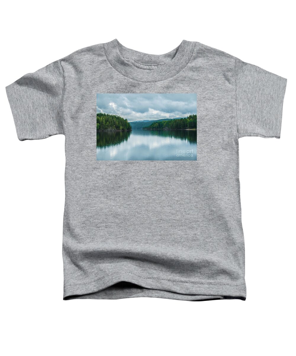 Norway Toddler T-Shirt featuring the photograph Lake in Norway by Amanda Mohler