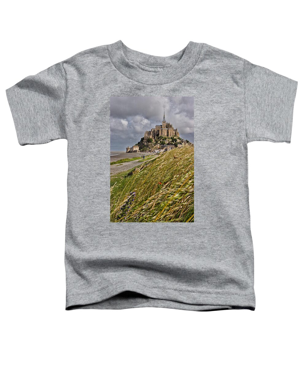 Le Mont St Michel Toddler T-Shirt featuring the photograph Le Mont St Michel by Nigel R Bell