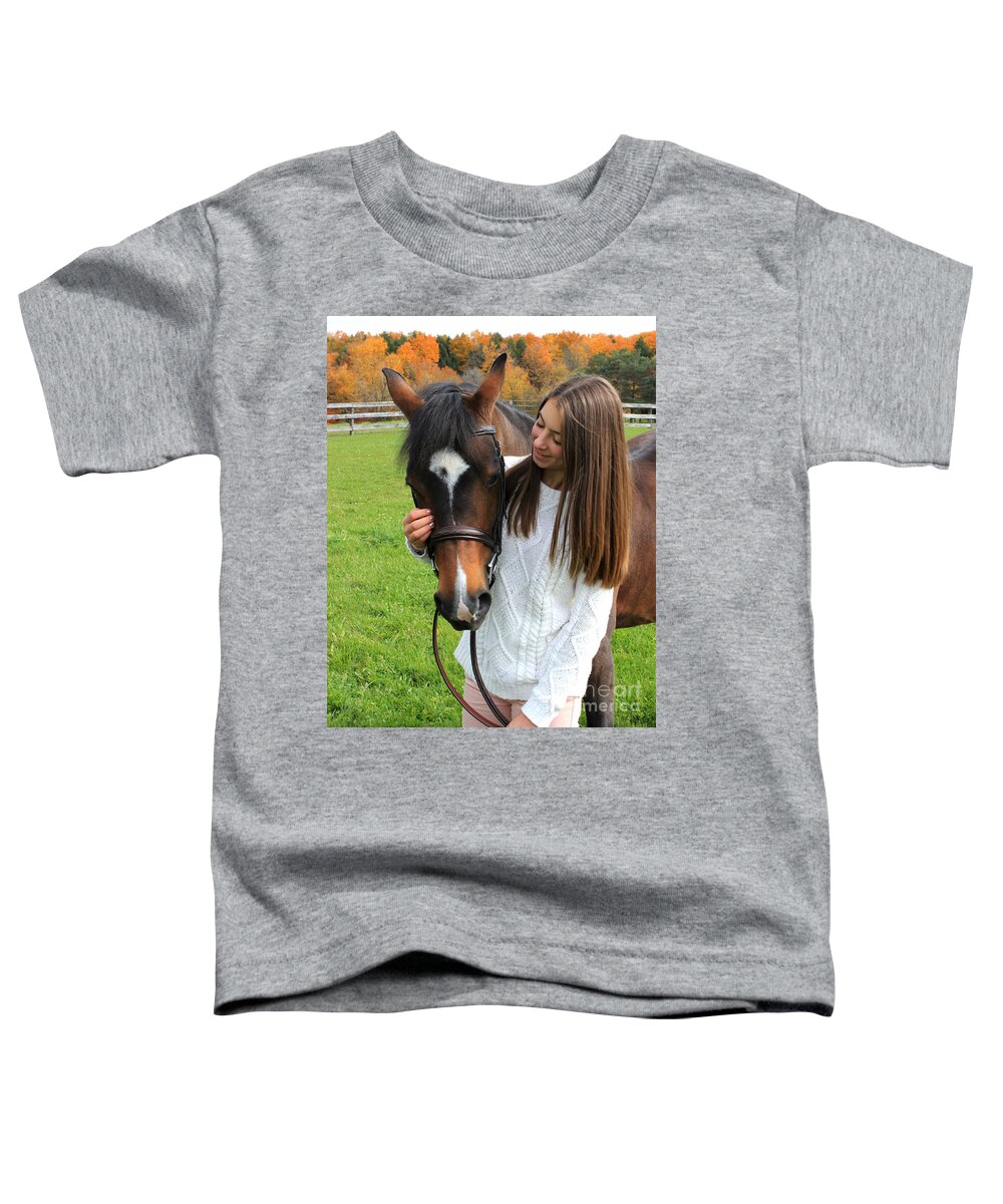  Toddler T-Shirt featuring the photograph Leanna Abbey 15 by Life With Horses