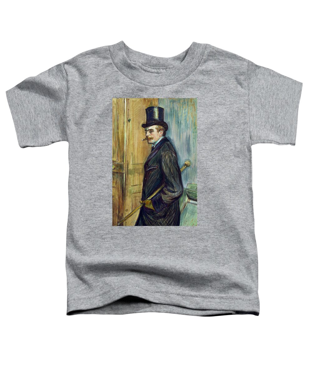 Louis Pascal Toddler T-Shirt featuring the painting Louis Pascal by Henri de Toulouse-Lautrec