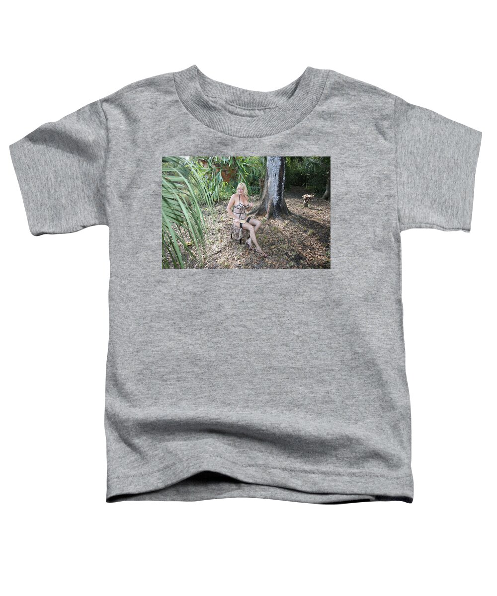 Lucky Cole Biker Outpost Toddler T-Shirt featuring the photograph Lynnie 2440 by Lucky Cole