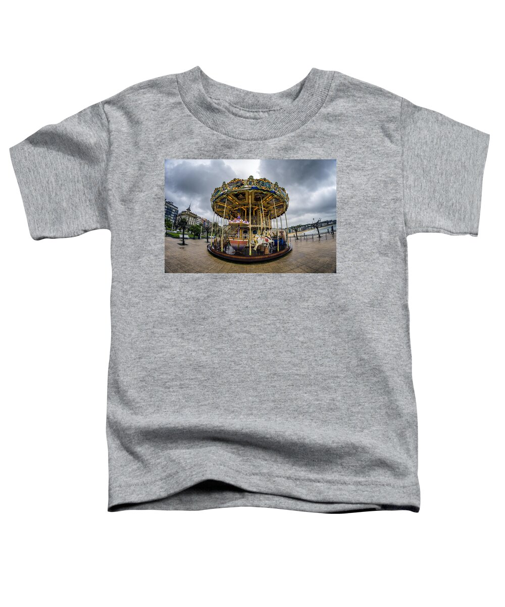 Merry Toddler T-Shirt featuring the photograph Merry-go-Round by Pablo Lopez
