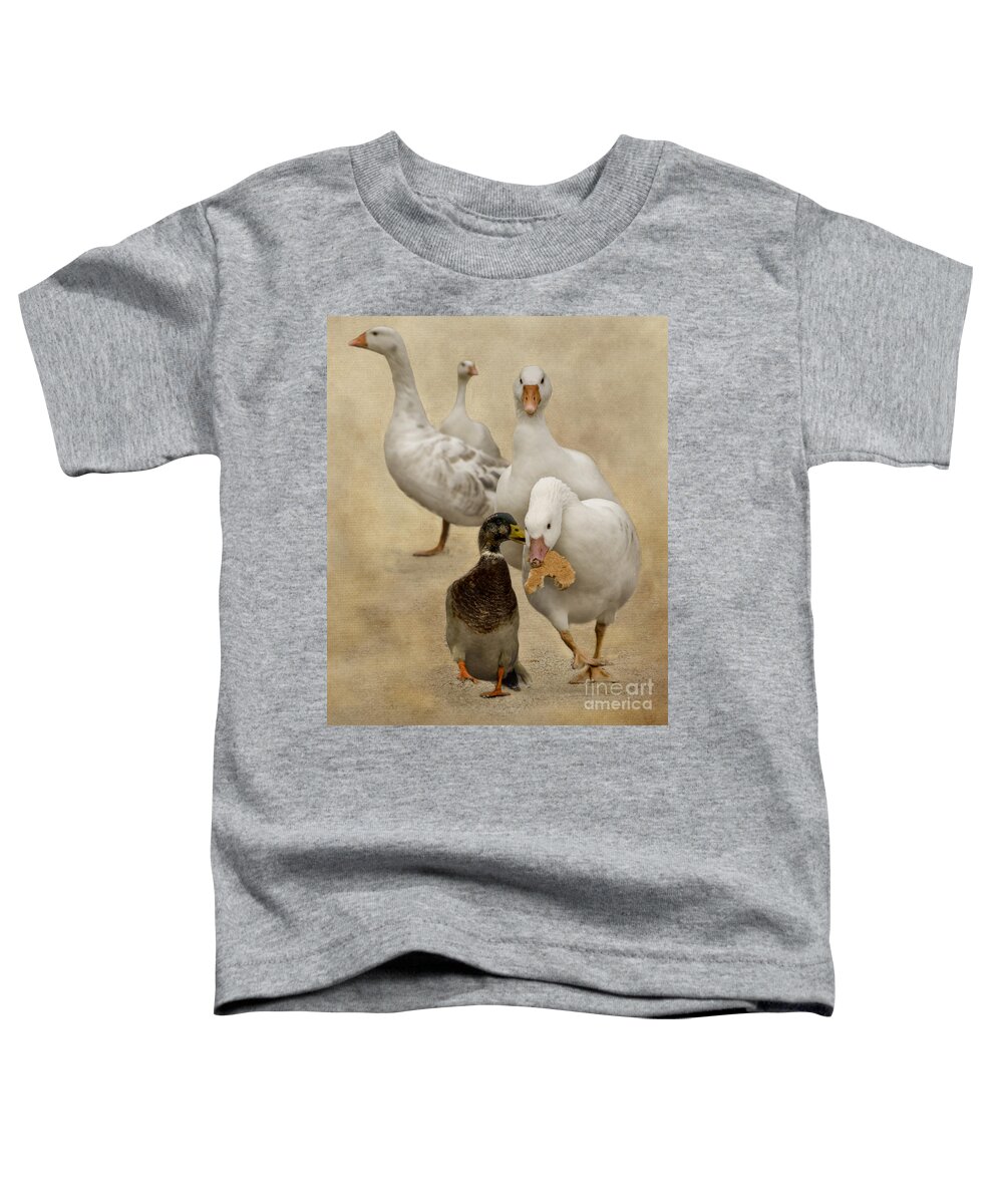 Waterfowl Toddler T-Shirt featuring the photograph Mine 3 by Linsey Williams