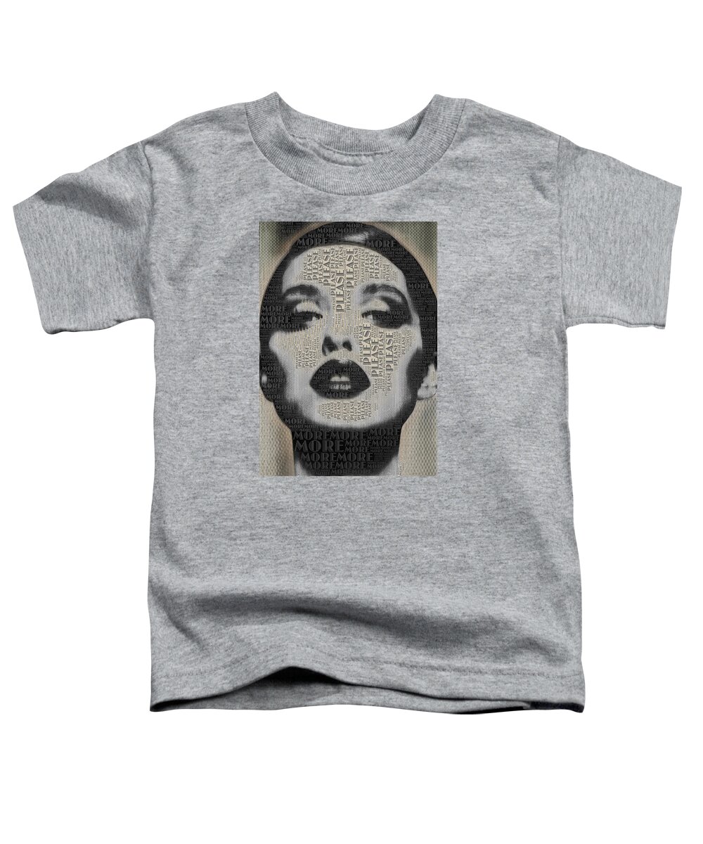Woman Toddler T-Shirt featuring the photograph More Please by Tony Rubino
