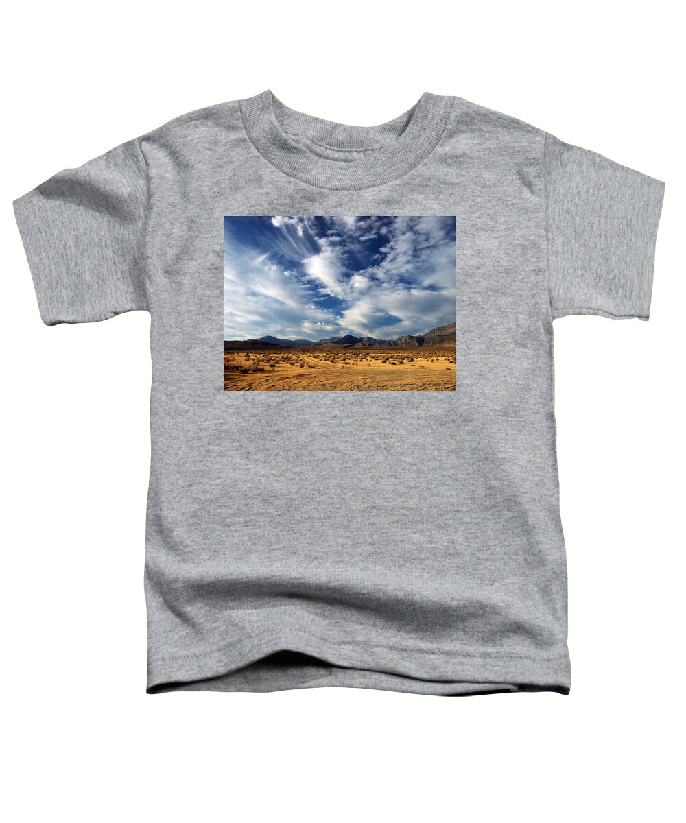 Mountains Toddler T-Shirt featuring the photograph Near the Intersection of God and the Eastern Sierras by Joe Schofield
