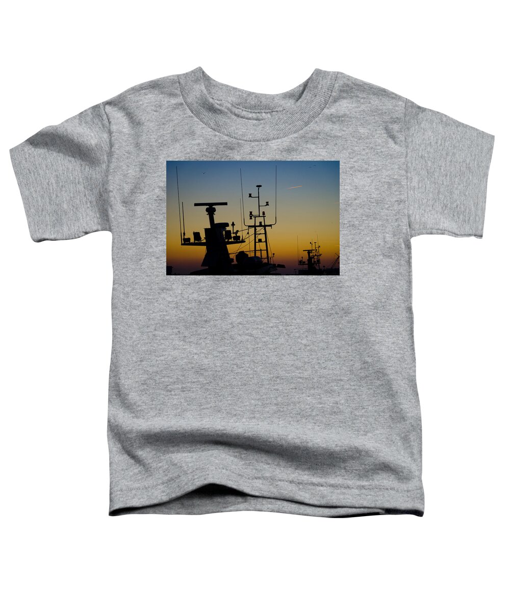 Not Toddler T-Shirt featuring the photograph Fishing Boats by Pablo Lopez